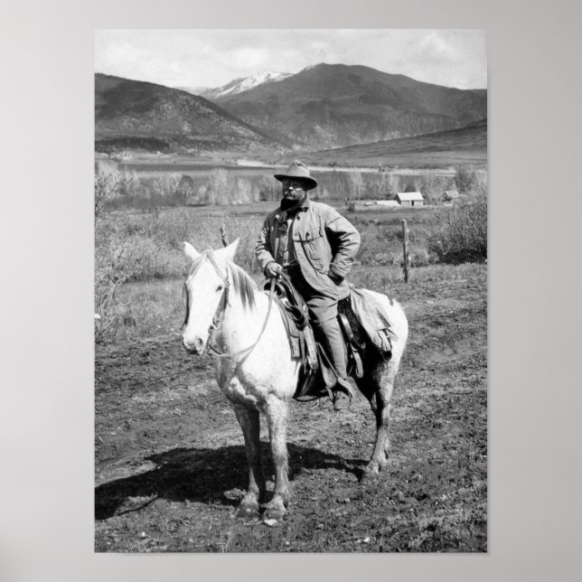 Theodore Roosevelt Returning From A Bear Hunt Poster (Front)