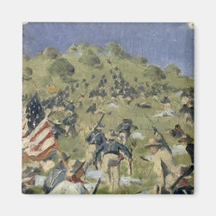 Theodore Roosevelt taking the Saint Juan Magnet