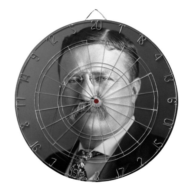 Theodore Roosevelt Teddy President Republican Dartboard (Front)