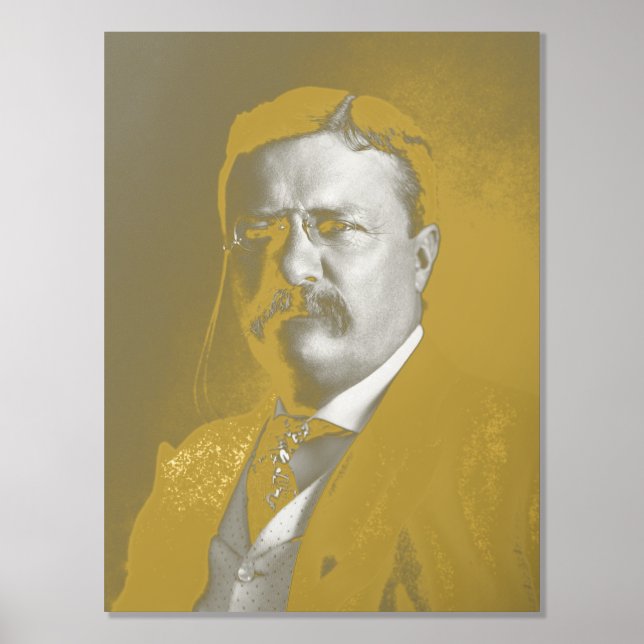 Theodore Roosevelt Teddy President Republican Foil Prints (Front)