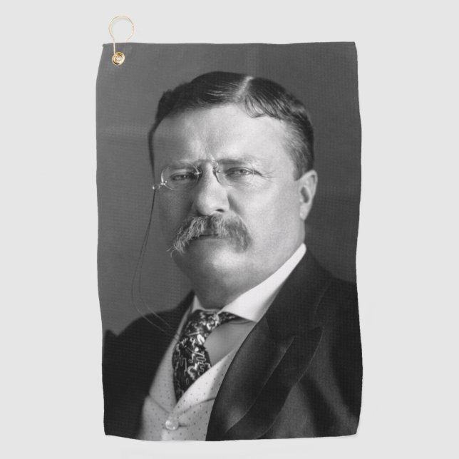Theodore Roosevelt Teddy President Republican Golf Towel (Front)