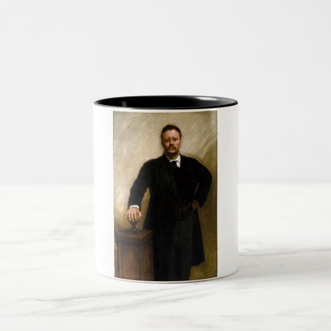 Theodore Roosevelt Two-Tone Coffee Mug (Center)