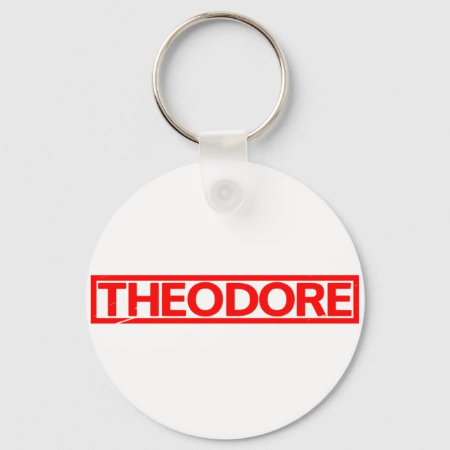Theodore Stamp Key Ring (Front)