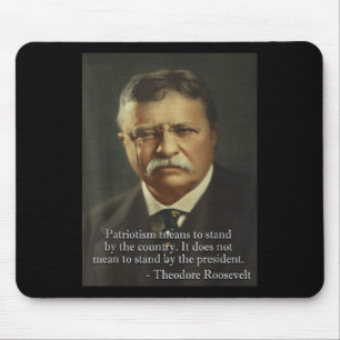 Theodore Teddy Roosevelt Meme _ Anti Trump Tee  Mouse Pad