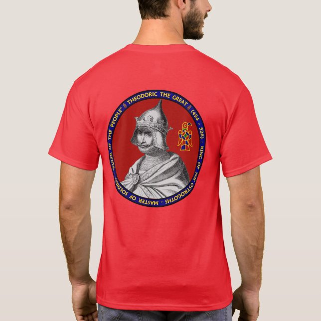 Theodoric the Great Portrait Seal Shirt (Back)