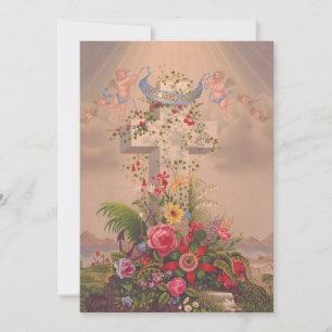 Theological virtues Faith, Hope and Charity Thank You Card