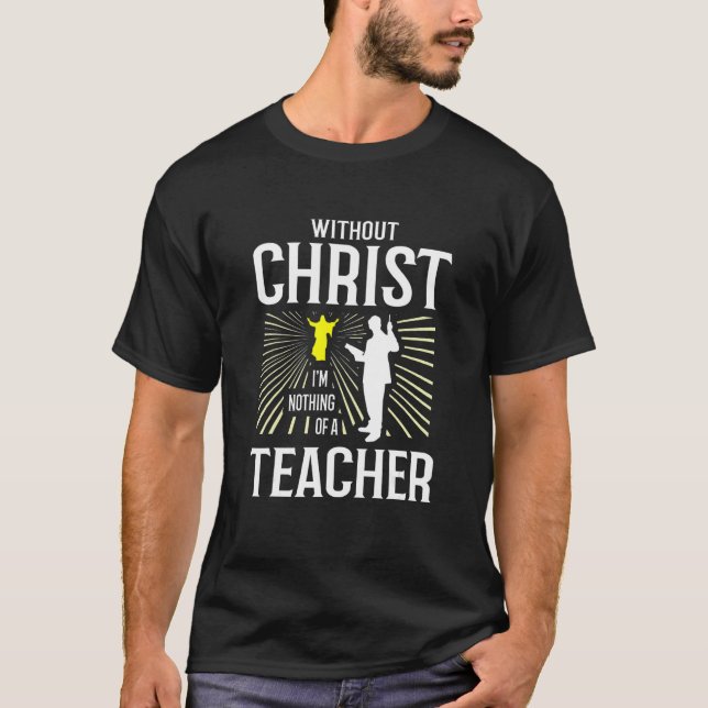 Theology   Christianity Bible Study Christian Teac T-Shirt (Front)