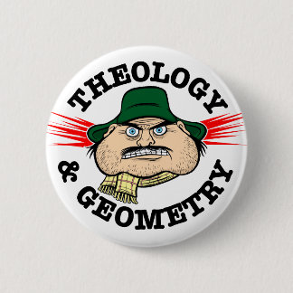 Theology & Geometry 6 Cm Round Badge