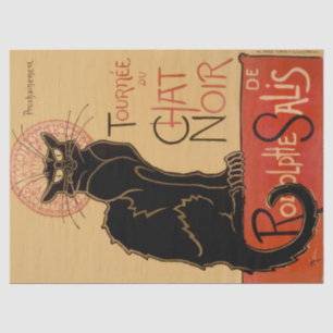 Théophile Steinlen Le Chat Noir Decoupage Tissue Paper