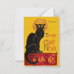 Theophile Steinlen - Le Chat Noir Vintage Card