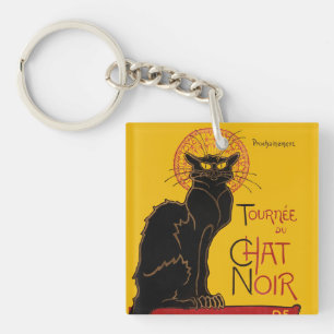 Theophile Steinlen - Le Chat Noir Vintage Key Ring