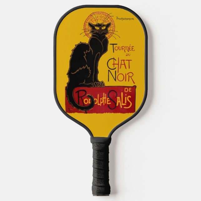 Theophile Steinlen - Le Chat Noir Vintage Pickleball Paddle (Front)