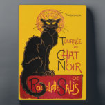 Theophile Steinlen - Le Chat Noir Vintage Plaque<br><div class="desc">Vintage poster for a tour of Le Chat Noir (Black Cat) - Theophile Alexandre Steinlen,  1896</div>