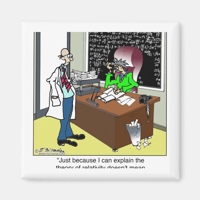 Theory of Relativity & The Tax Code Magnet (Front)