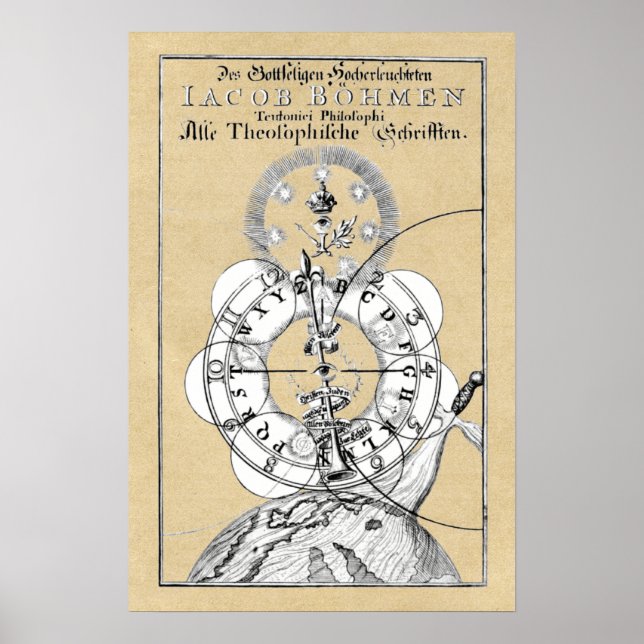 Theosophical Writings of Jacob Boehme Poster (Front)
