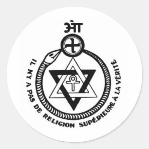 Theosophie (French) Classic Round Sticker