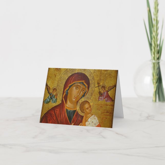 Theotokos Amolyntos Thank You Card (Front)