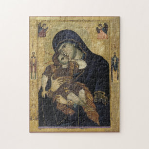 Theotokos and the Child Christ Orthodox Icon       Jigsaw Puzzle