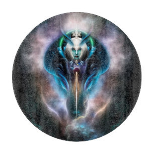 Thera The Ethereal Queen Glass Cutting Board