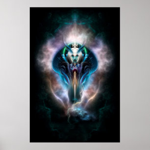Thera The Ethereal Queen Wall Poster