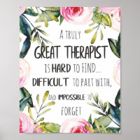 Therapist Appreciation Gift Thank you Quote