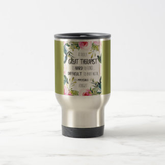 Therapist Appreciation Gift Thank you Quote Travel Mug