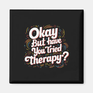 Therapist Counsellor Psychologist Mental Health Ok Magnet