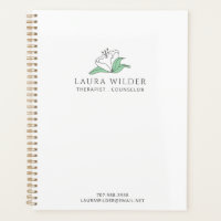 Therapist Counsellor Serene White Flower Business