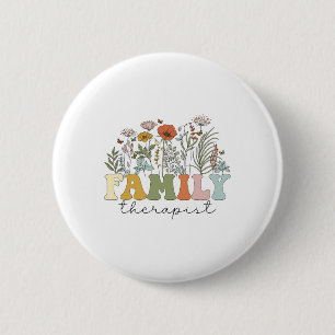 Therapist Family Therapy Mental Health  6 Cm Round Badge