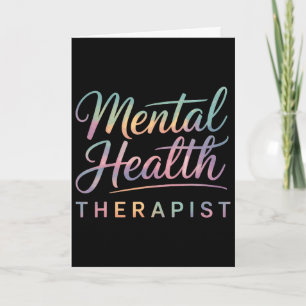 Therapist Mental Health Advocate Design Card