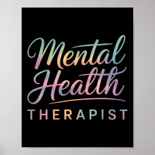Therapist Mental Health Advocate Design Poster