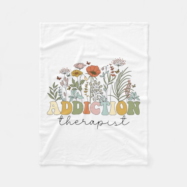 Therapist Mental Health Therapy Behavioural 1  Fleece Blanket (Front)