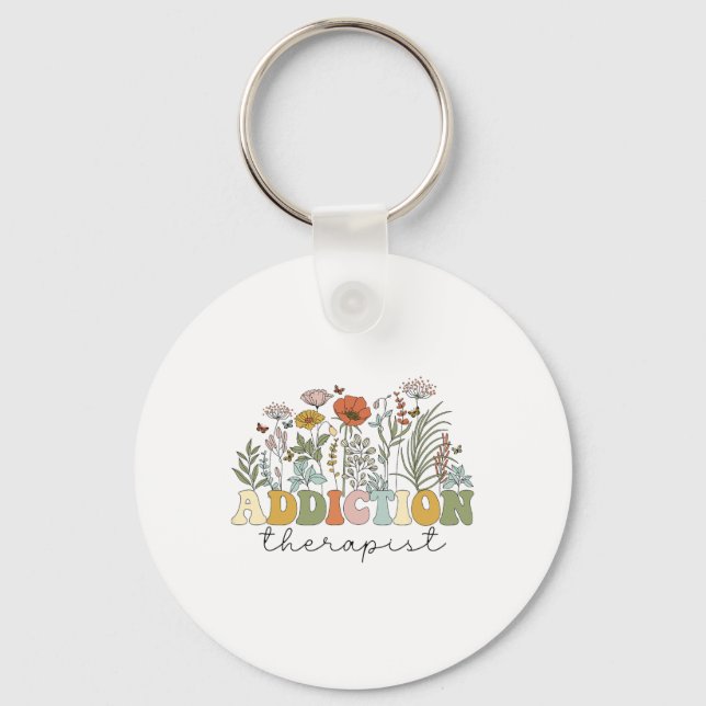 Therapist Mental Health Therapy Behavioural 1  Key Ring (Front)