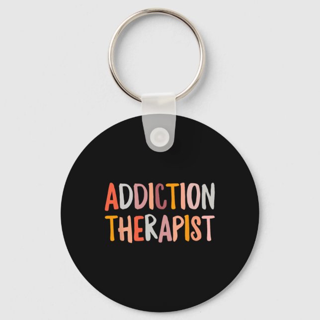 Therapist Mental Health Therapy Behavioural  Key Ring (Front)