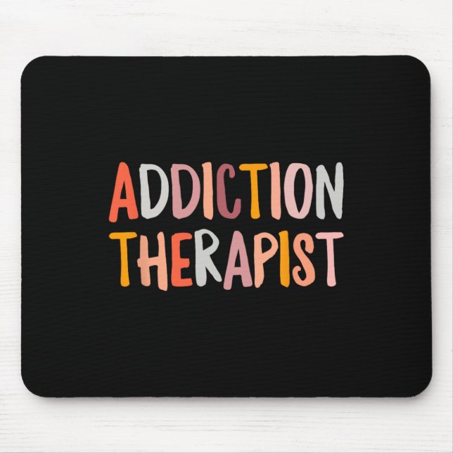 Therapist Mental Health Therapy Behavioural  Mouse Pad (Front)