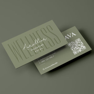 Therapist Personal Trainer Sage Wellness Coach Business Card