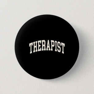 Therapist Therapy Crewneck Counsellor Mental Healt 6 Cm Round Badge