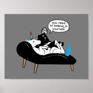 Therapist  Unicorn does not believe in itself Poster