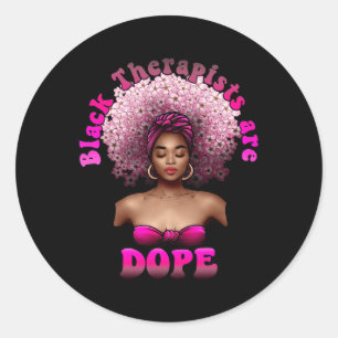 Therapists Drug Mental Health Awareness Worker Classic Round Sticker