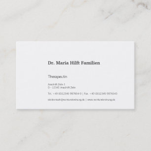 Therapy Business Cards