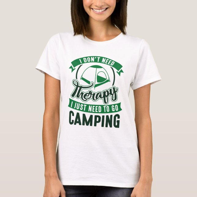 Therapy Camping T-Shirt (Front)