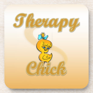 Therapy Chick Coaster