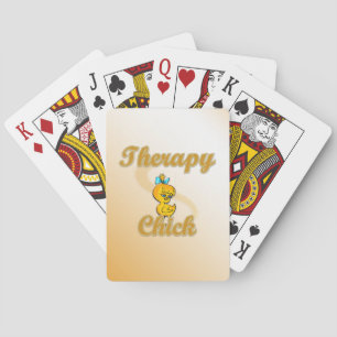 Therapy Chick Playing Cards