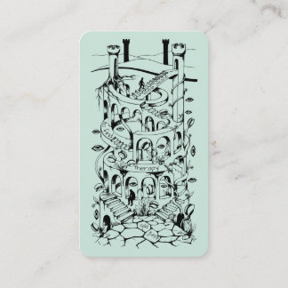 Therapy Custom Labyrinth Business Card