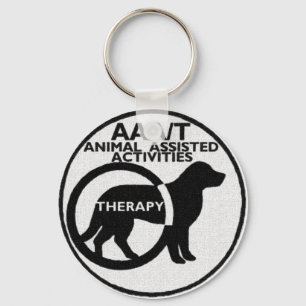 THERAPY DOG ANIMAL ASSISTED ACTIVITIES KEY RING