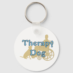 Therapy Dog Key Ring