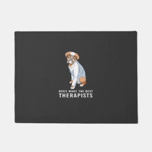 Therapy Dog Psychology Therapist Doormat