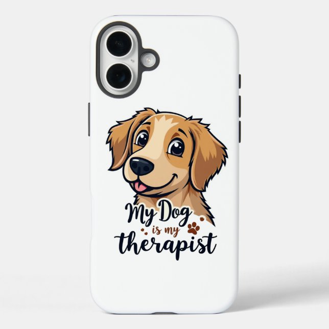 Therapy Dog Vibes Case-Mate iPhone Case (Back)