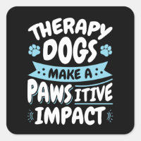 Therapy Dogs Make a Pawsitive Impact