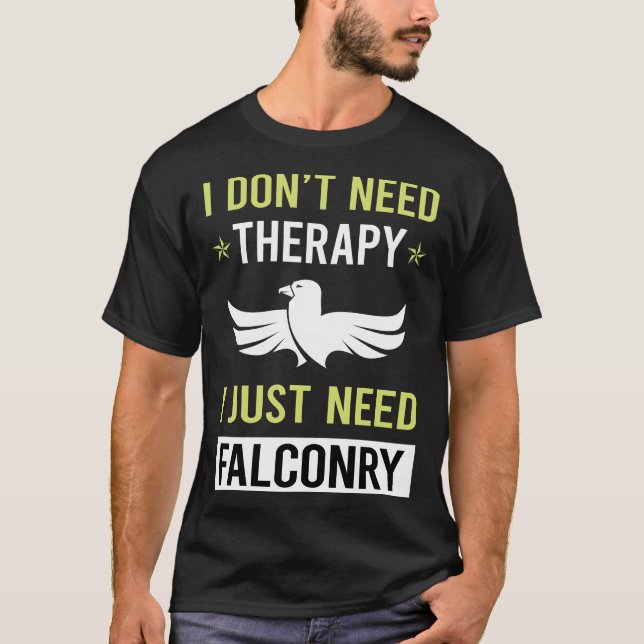 Therapy Falconry Falconer T-Shirt (Front)